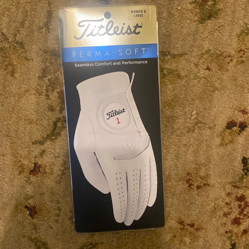 Titleist white women glove Large